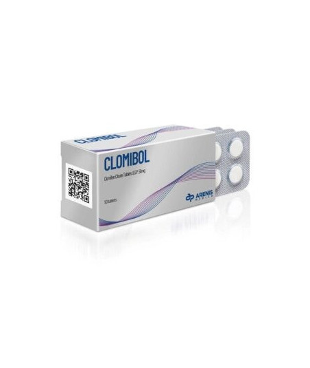 Clomibol (Clomifen Citrate Tablets U.S.P.) 50mg/comp. 
50 comps./box